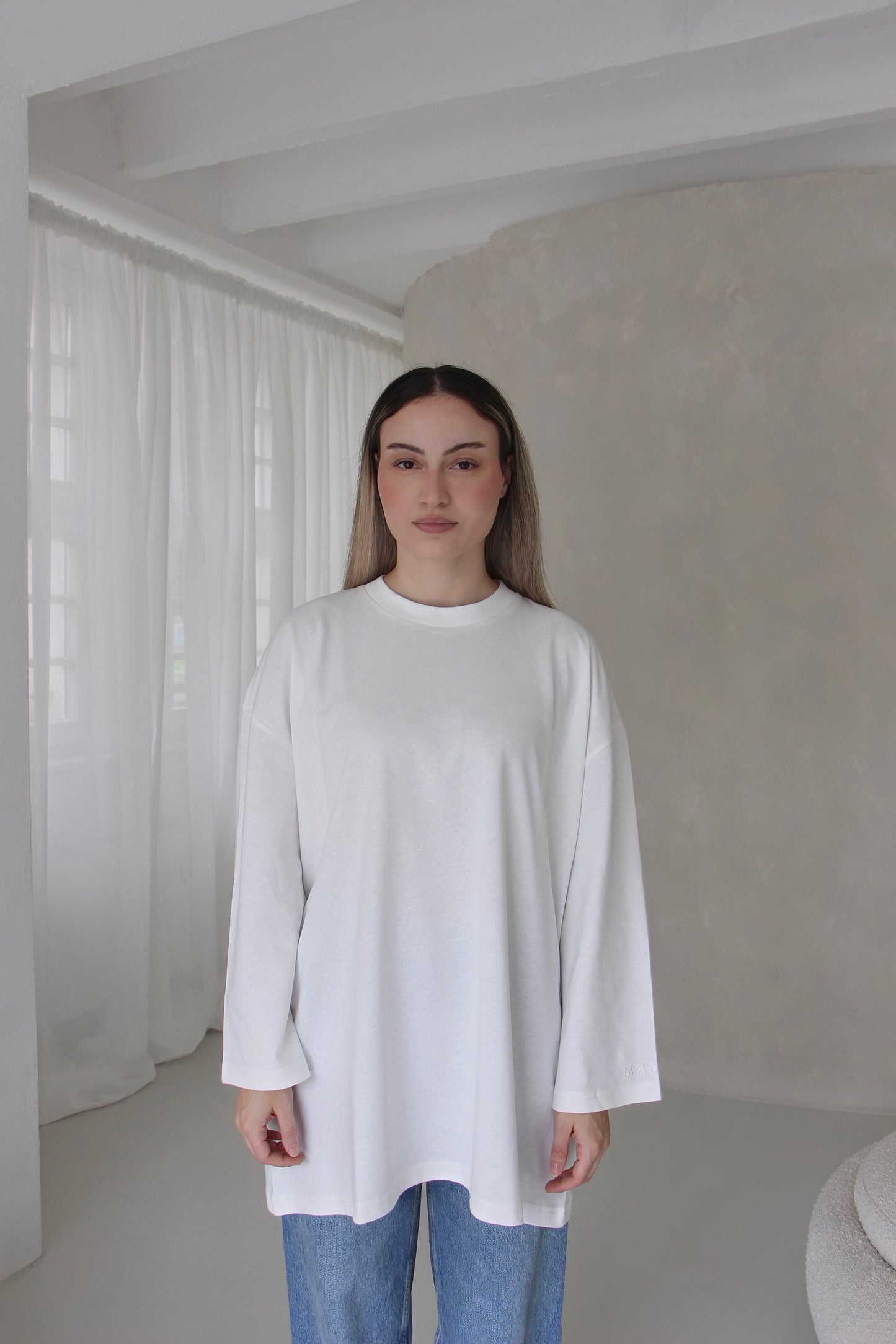 Basic Longsleeve in OFFWHITE
