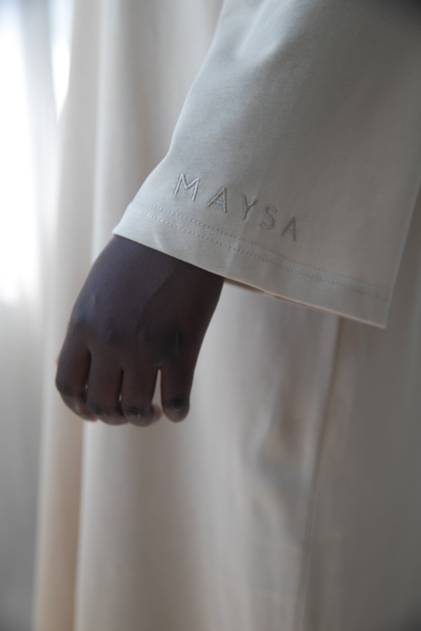 Oversize Shirt Dress in CREAM