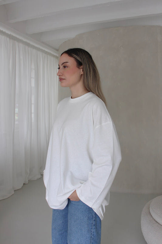 Basic Longsleeve in OFFWHITE